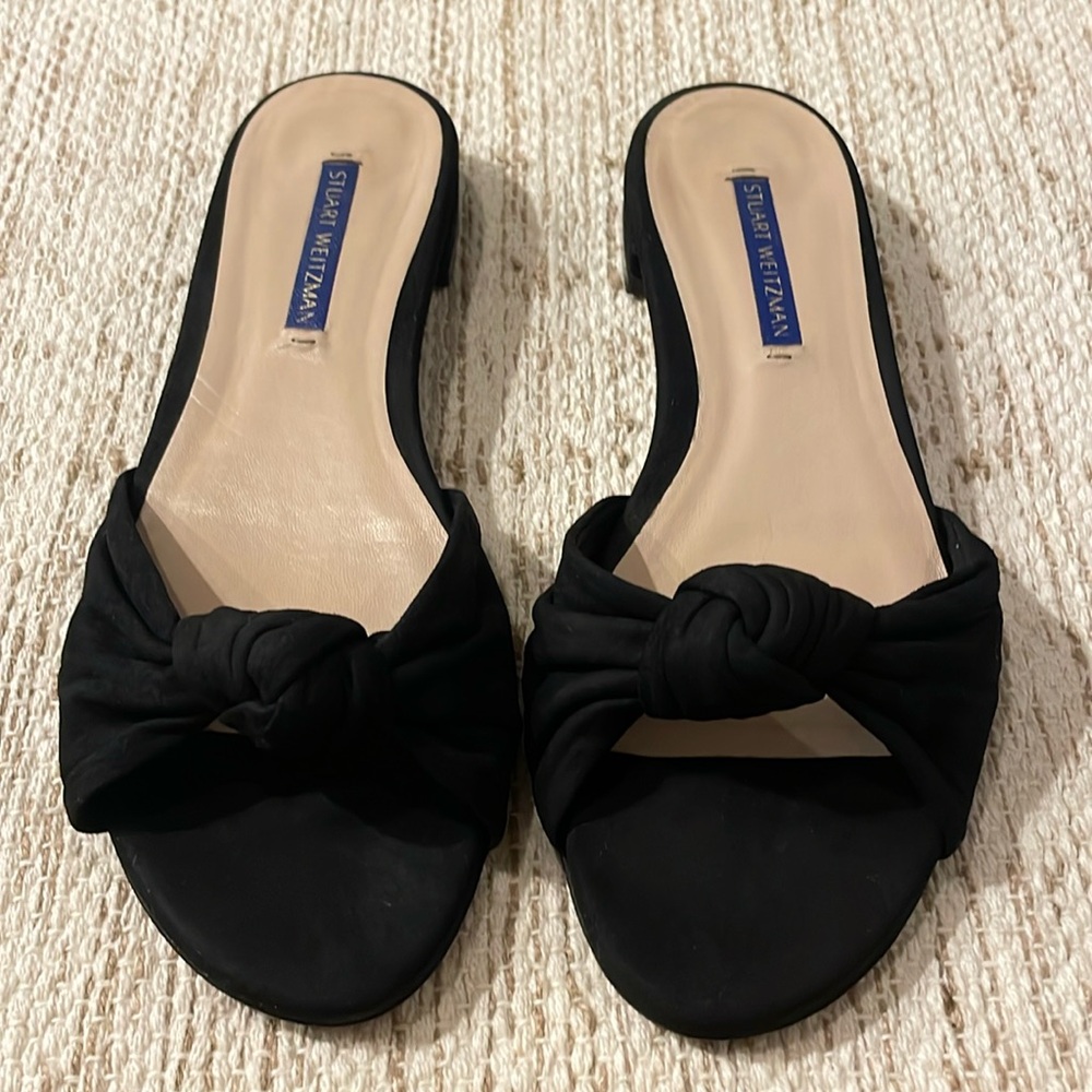 Stuart Weitzman suede sandal